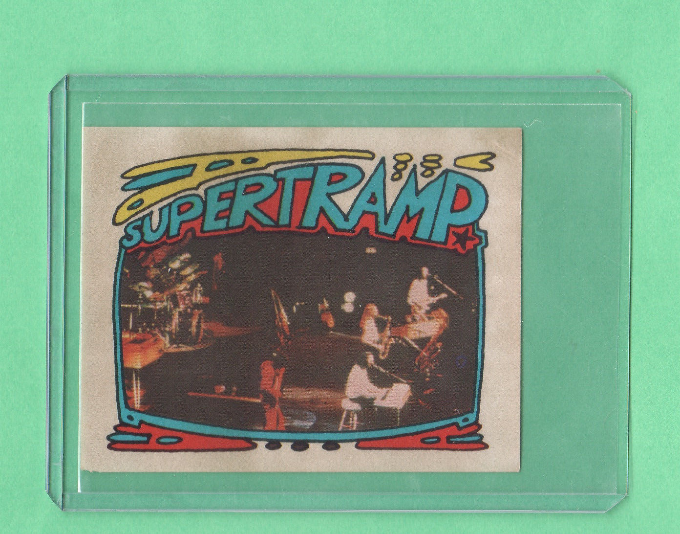 Supertramp 1981  Spanish Didec Sticker Card