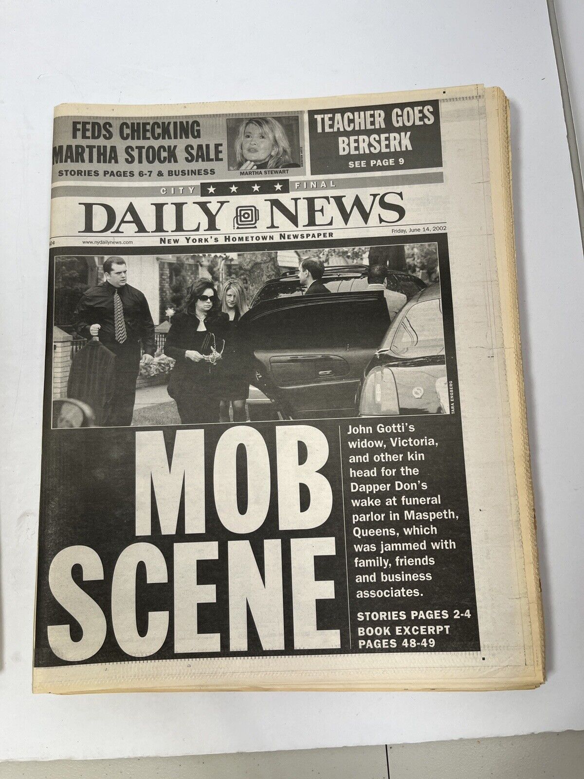 🔥 LOT OF 7 RARE MAFIA JOHN GOTTI LOCAL NYC New York Post Daily News Newspaper