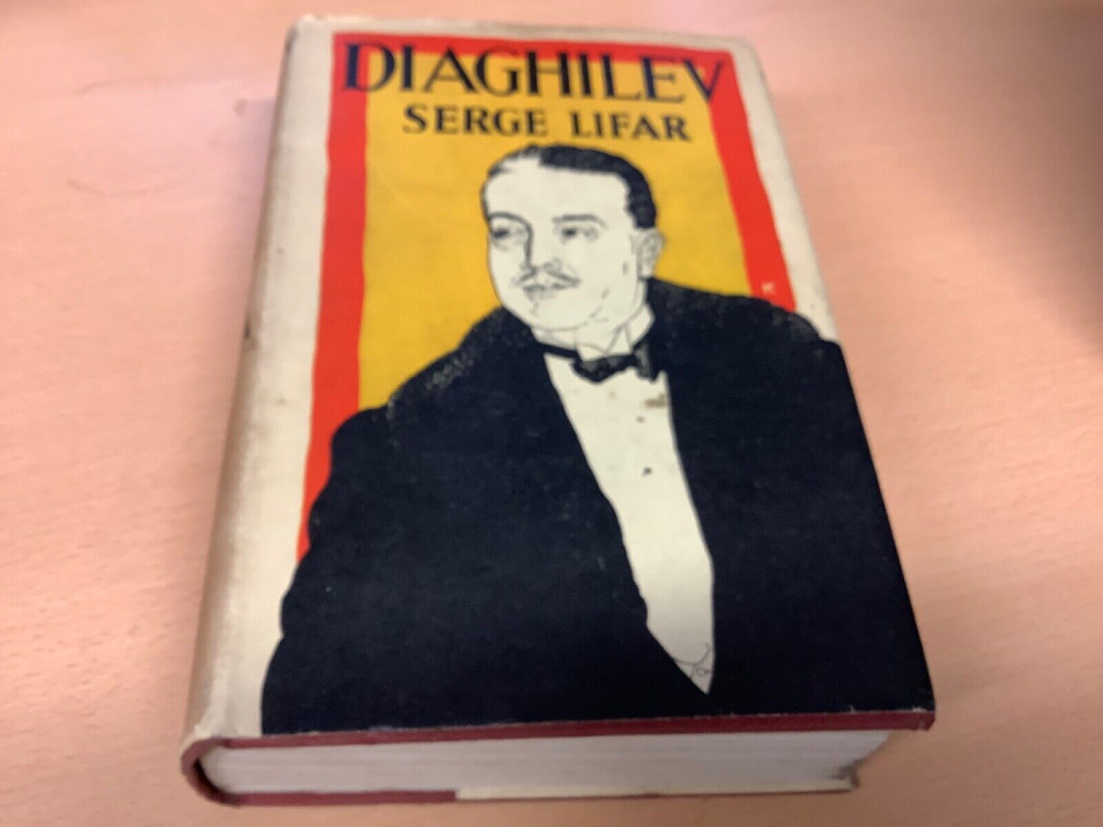 DIAGHILEV by SERGE LIFAR CYRIL signed by occupants of 37 Eaton Place 1945 Ballet