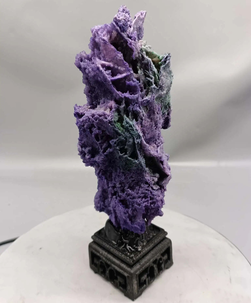 Purple AAA Botryoidal Chalcedony Grape Agate Crystal Cluster 880G
