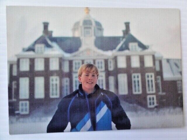 Postcard Crown Prince Willem-Alexander at age 19... Now King of the Netherlands