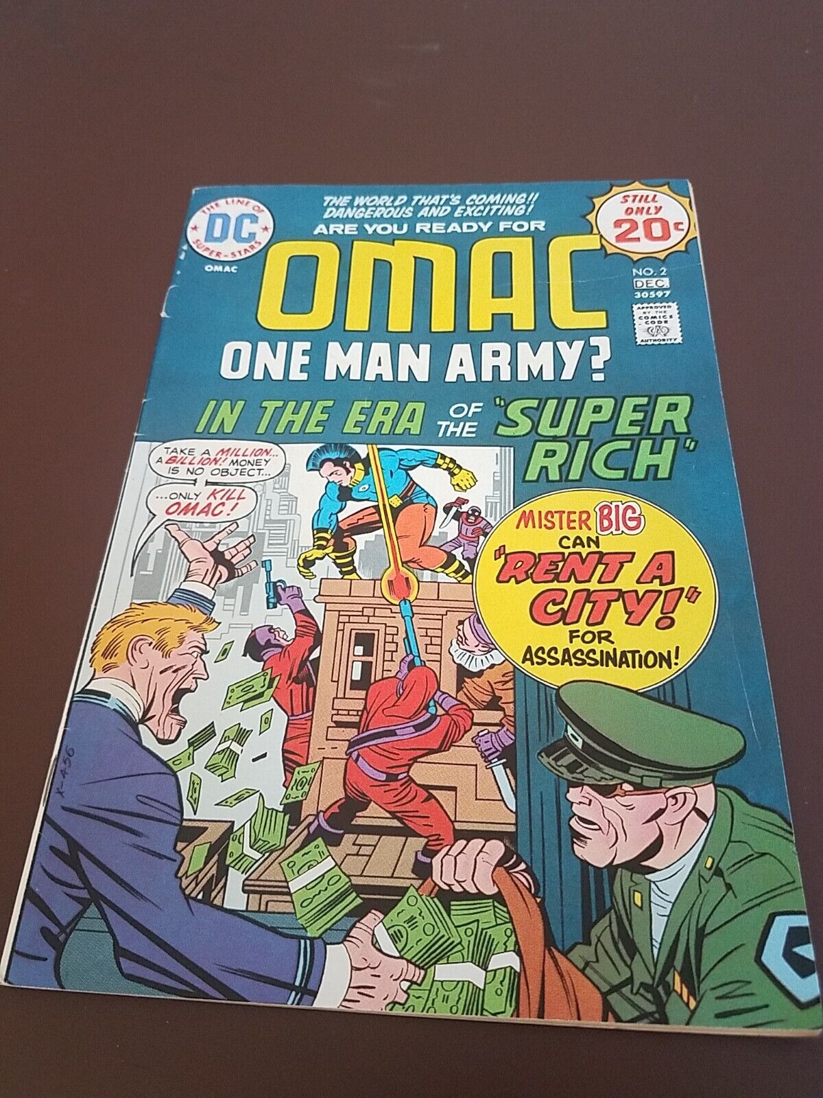 DC  OMAC-ONE MAN ARMY NO. 2 (1974) GOOD CONDITION 