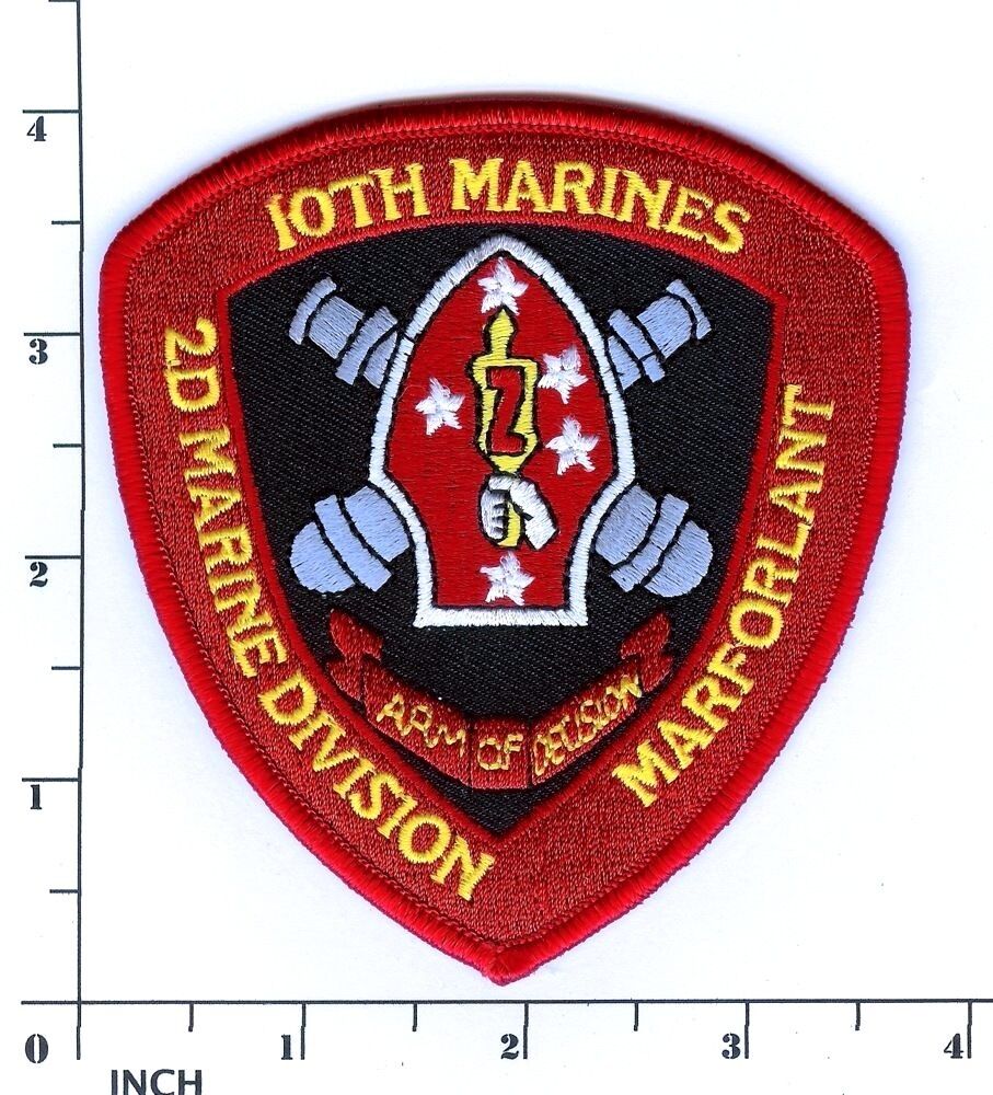 USMC 10th Marine Regiment ARTILLERY 10th Marines PATCH Arm of Decision OIF OEF