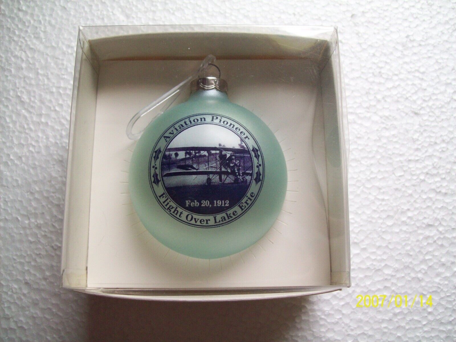 RARE Howe House Limited Editions Ornament “Flight Over Lake Erie\
