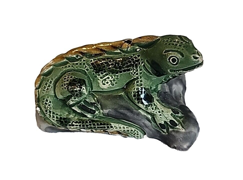 Iguana Ceramic Incense Holder