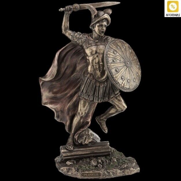 Perseus Greek Heroes VERONESE Bronze Figurine Hand Painted Great For A Gift