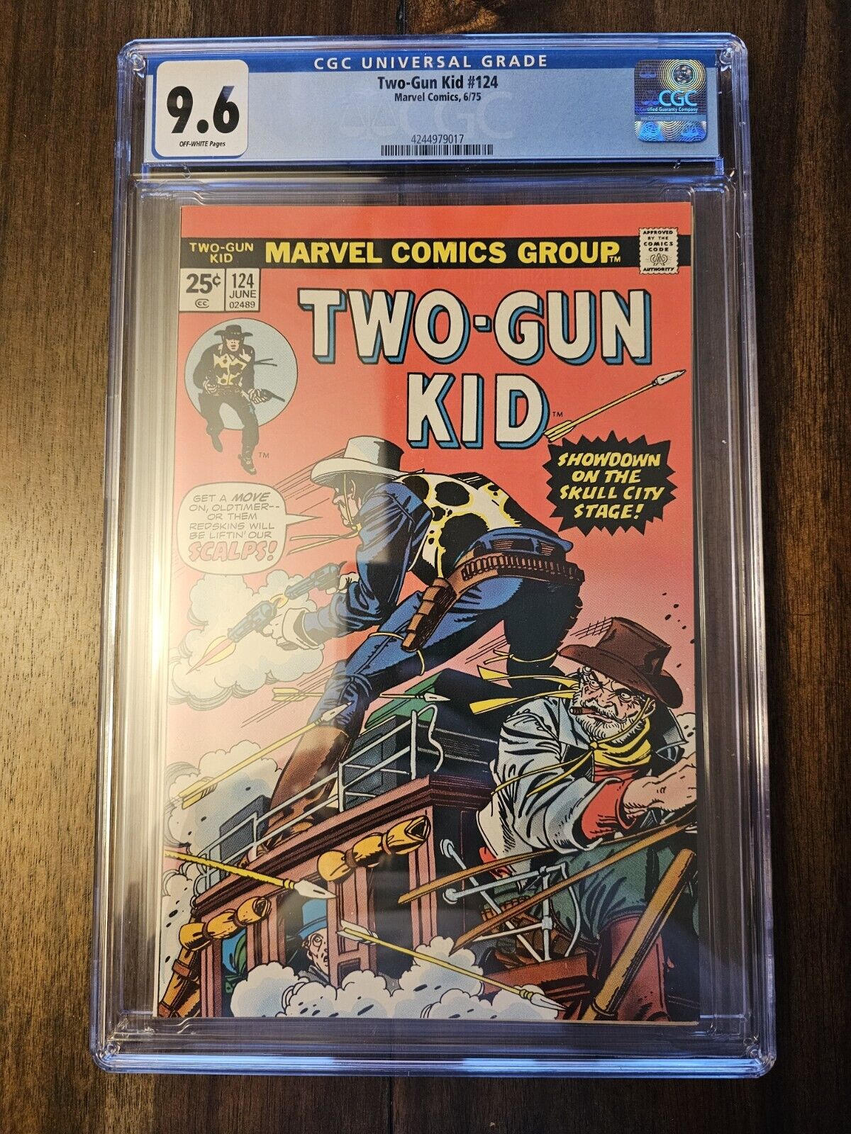 Two-Gun Kid #124 CGC 9.6 (1975) Bronze Age Marvel Comics High Grade