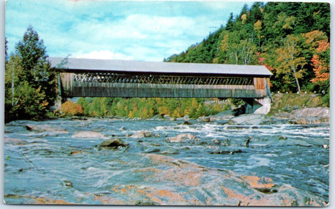 Postcard - Covered Bridge in Maine