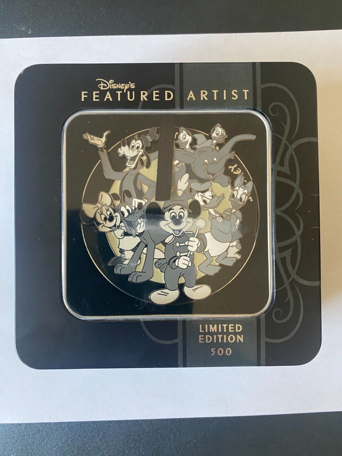 Disney Featured Artist Collection Mickey Mouse Club Spinner Jumbo LE 500 Pin 