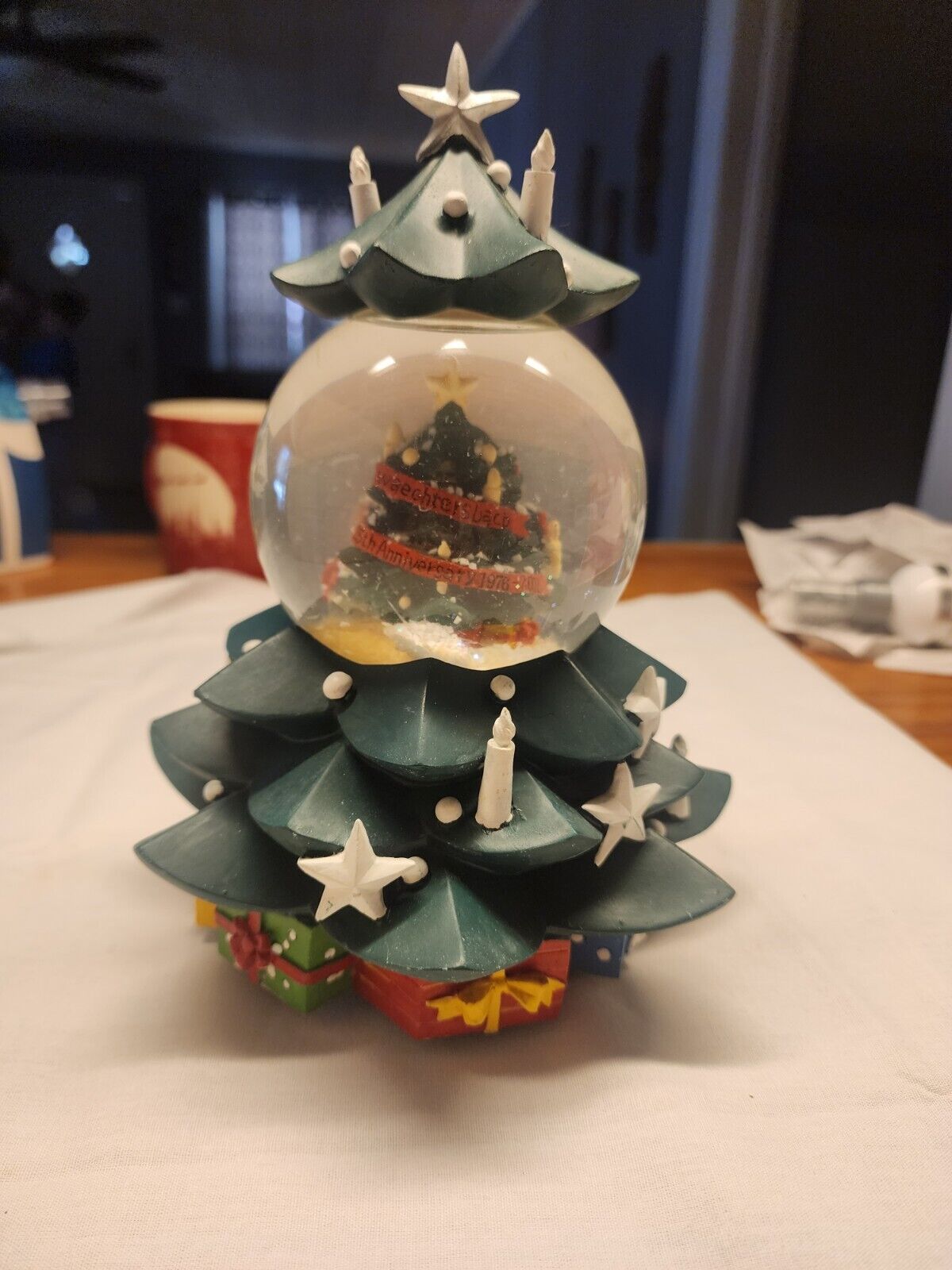 Lenox Christmas Tree Water Globe