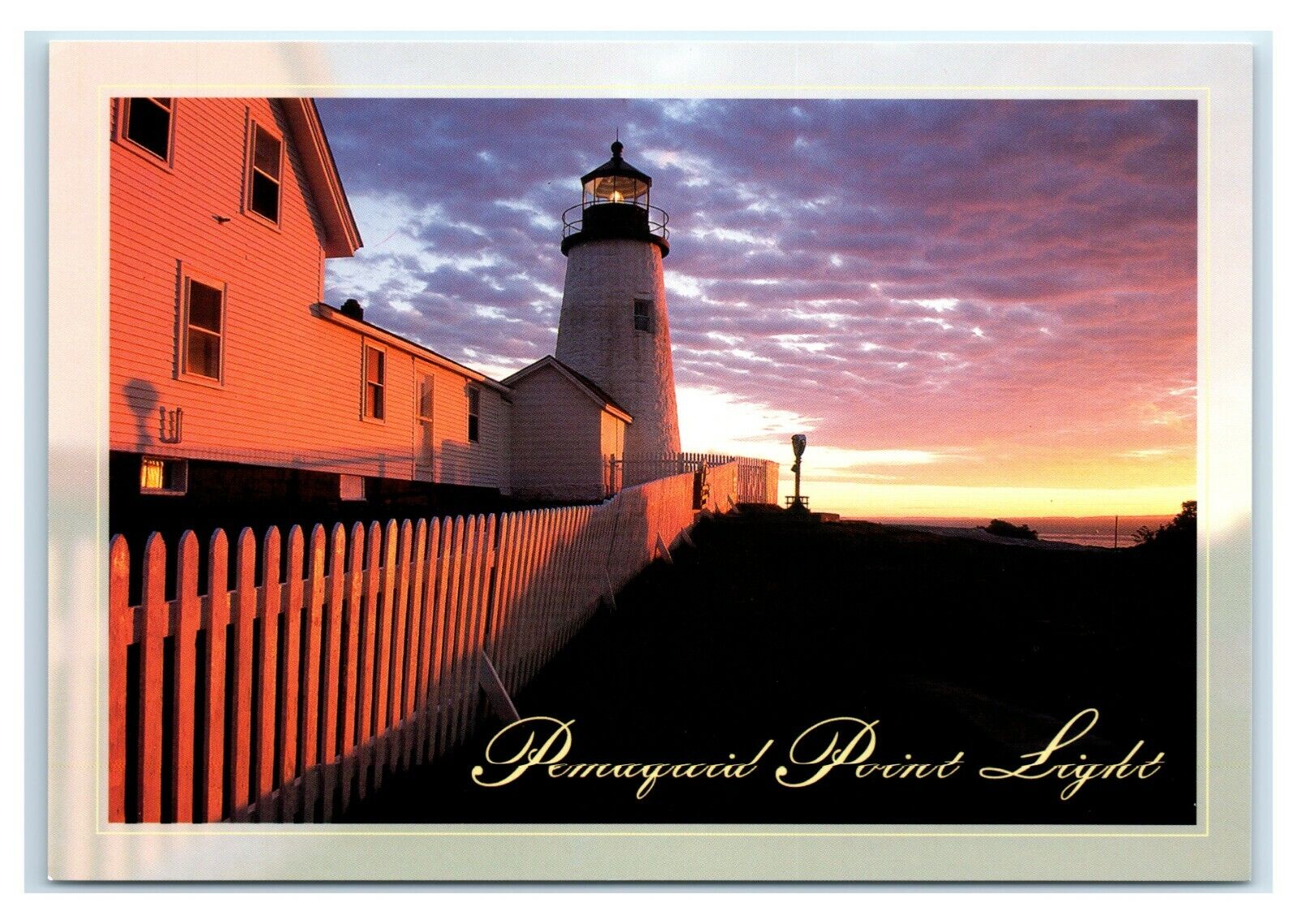 Postcard Pemaquid Point Light, Maine M3382
