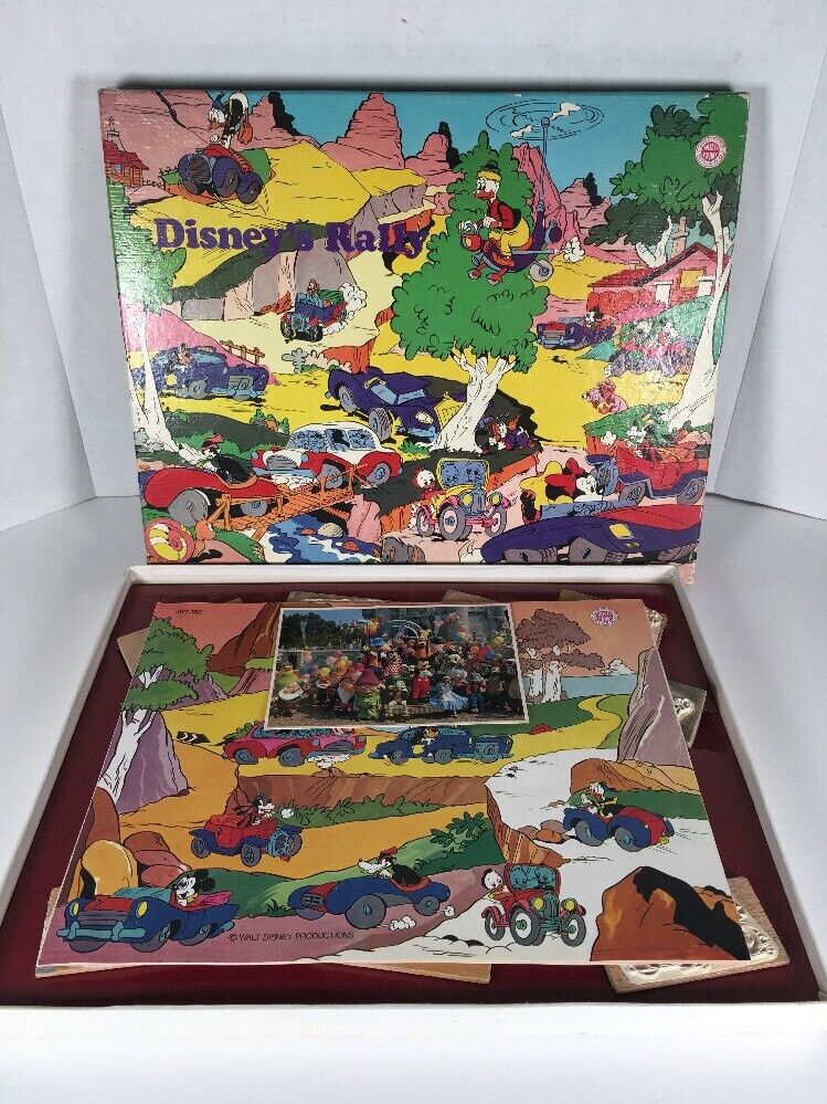 Rare Vintage Disney’s Rally Print Shop Completemin Box Multi Print Milano Italy