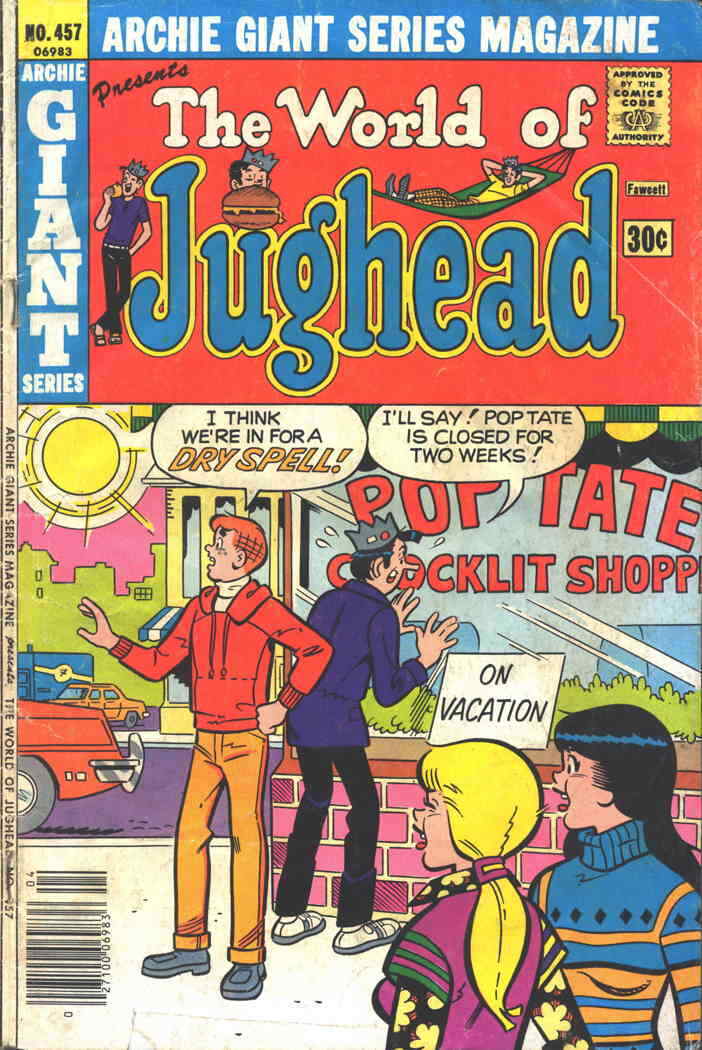 Archie Giant Series Magazine #457 VG; Archie | low grade - 1977 World of Jughead
