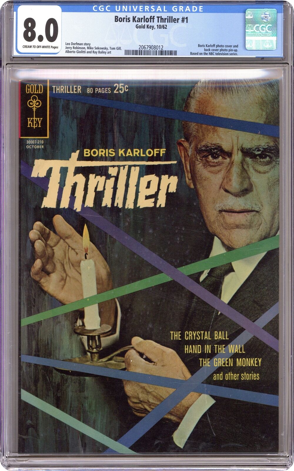 Boris Karloff Thriller #1 CGC 8.0 1962 2067908012