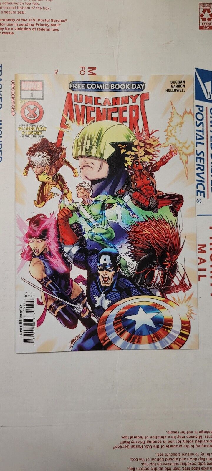 Uncanny Avengers #1 2023 FCBD Unstamped Marvel Comics NM- OR BETTER