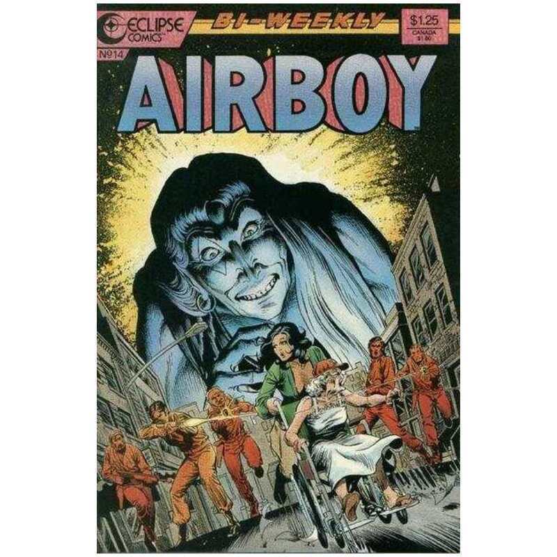 Airboy #14  - 1986 series Eclipse comics VF+ Full description below [t&