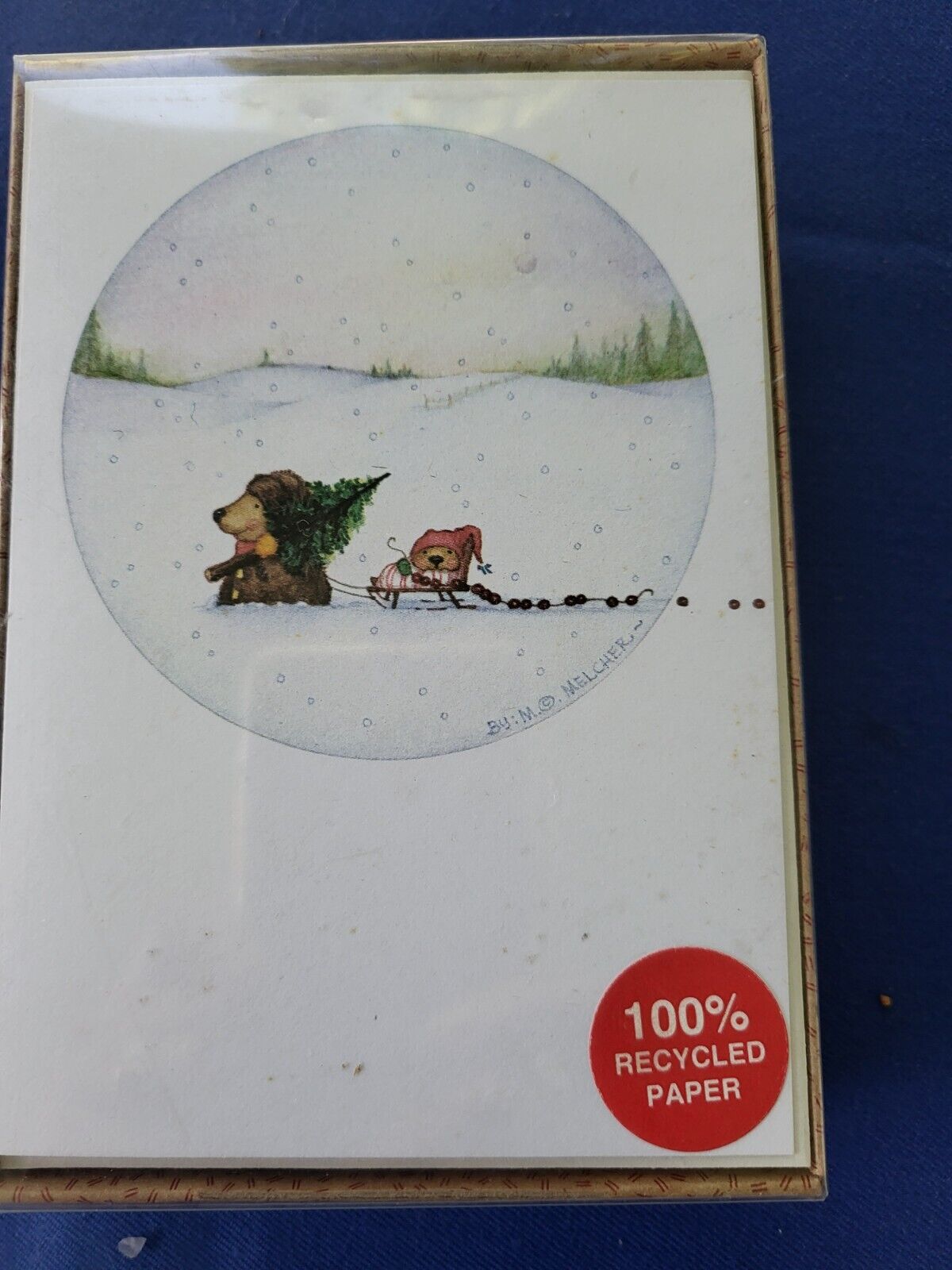 Vintage Mary Melcher Christmas Cards - Box of 20
