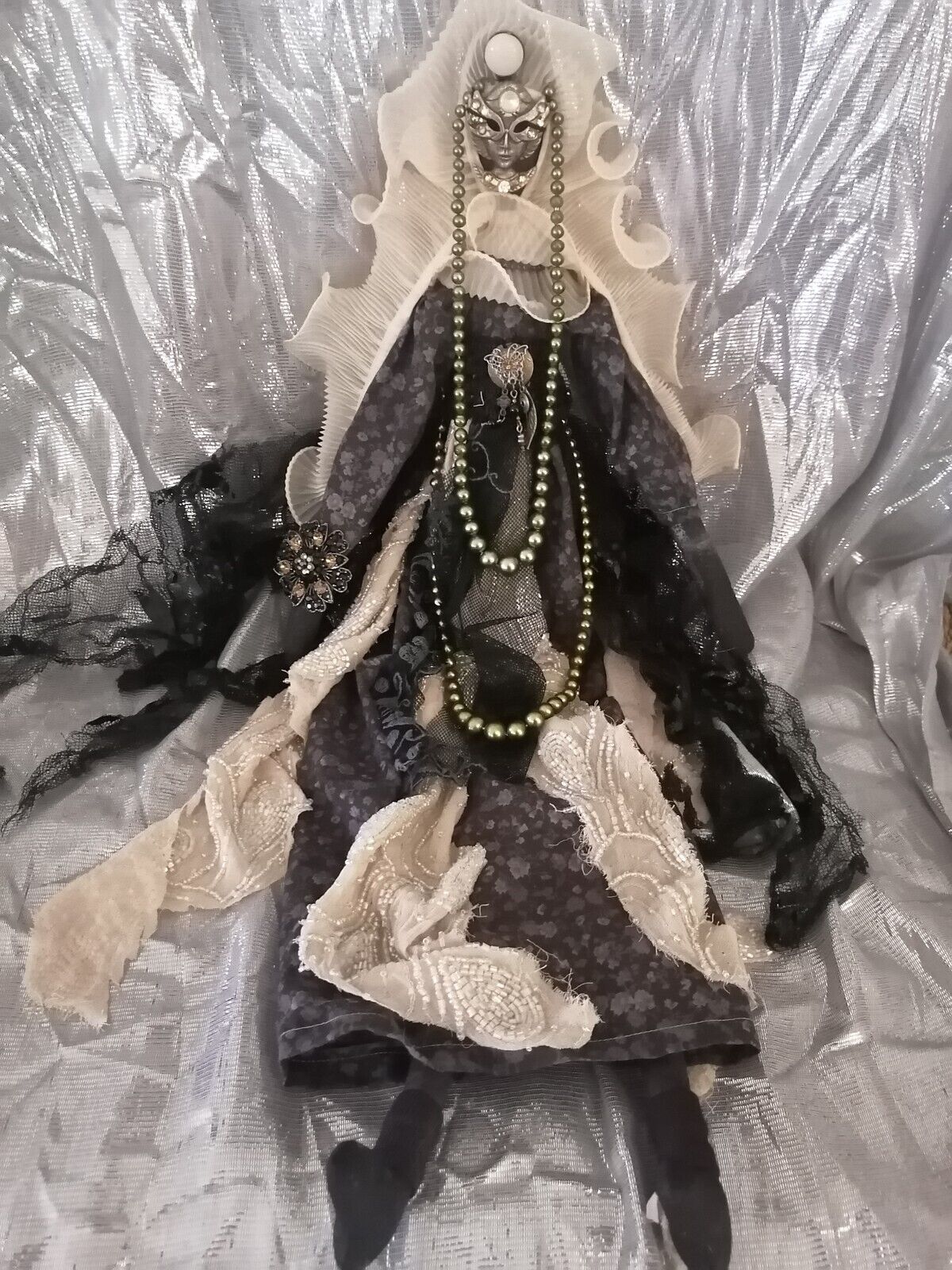 Witches Blessings Doll, Antique Doll, 60 cm Tall From Budapest