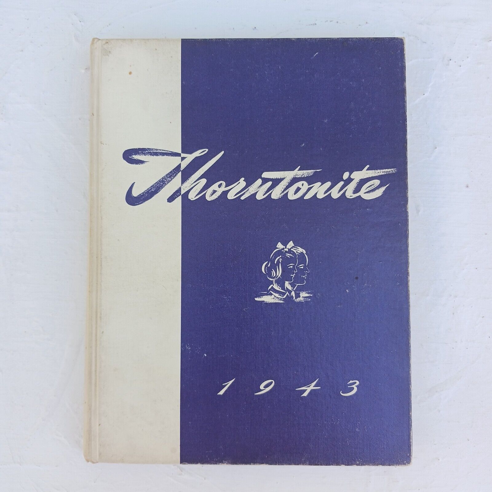 1943 Thorton Township High School Yearbook Harvey ,Illinois Vintage 