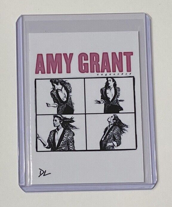 Amy Grant Limited Edition Limited Artist Signed “Unguarded” Trading Card 2/10