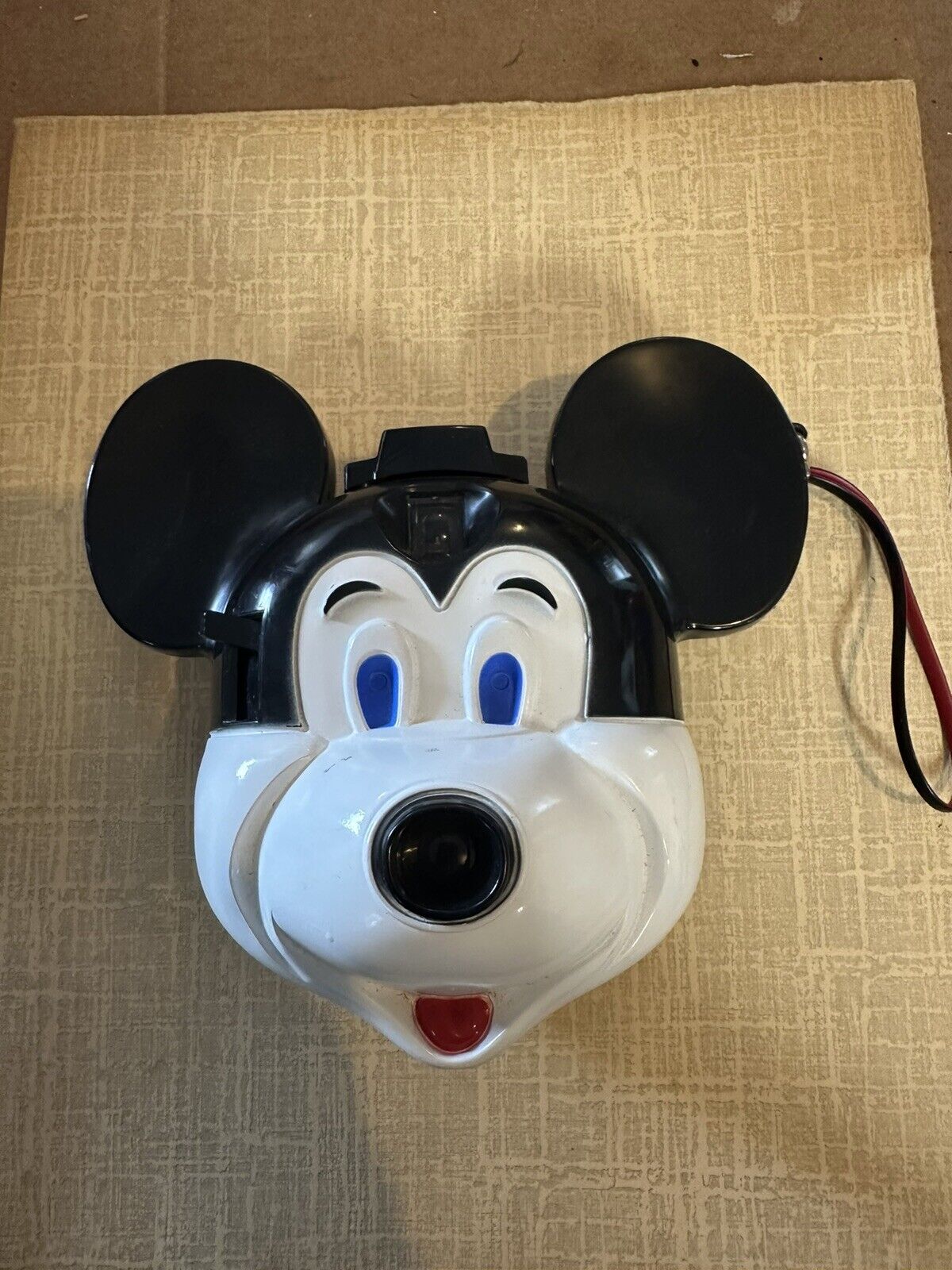 Vintage ‘70s Disney Mickey Mouse Mic-O-Matic Film Camera-Collectible Flash Cube