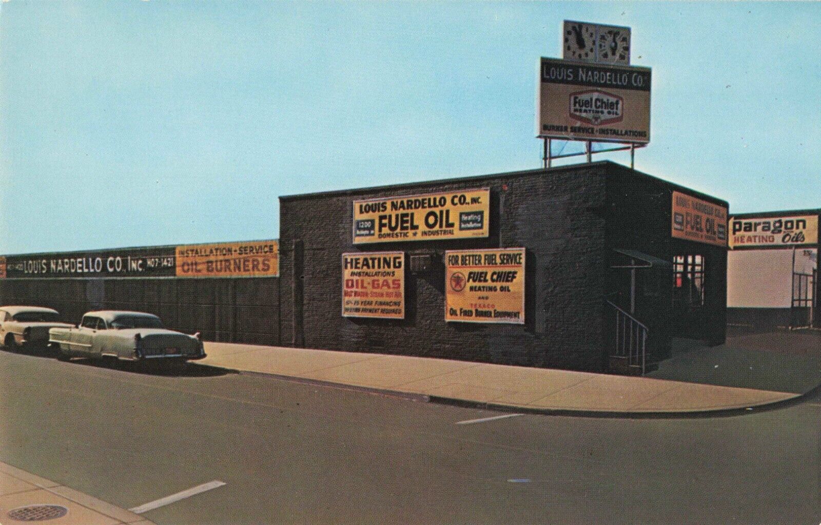 Louis Nardello Co. Fuel Oil Philadelphia Pennsylvania PA c1950 Postcard