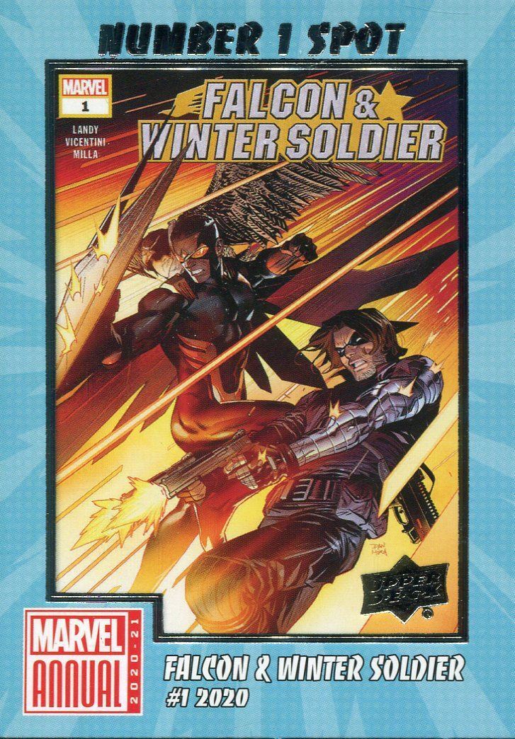 Marvel Annual 2021 Number 1 Spot Chase Card N1S-19 Falcon & Winter Soldier