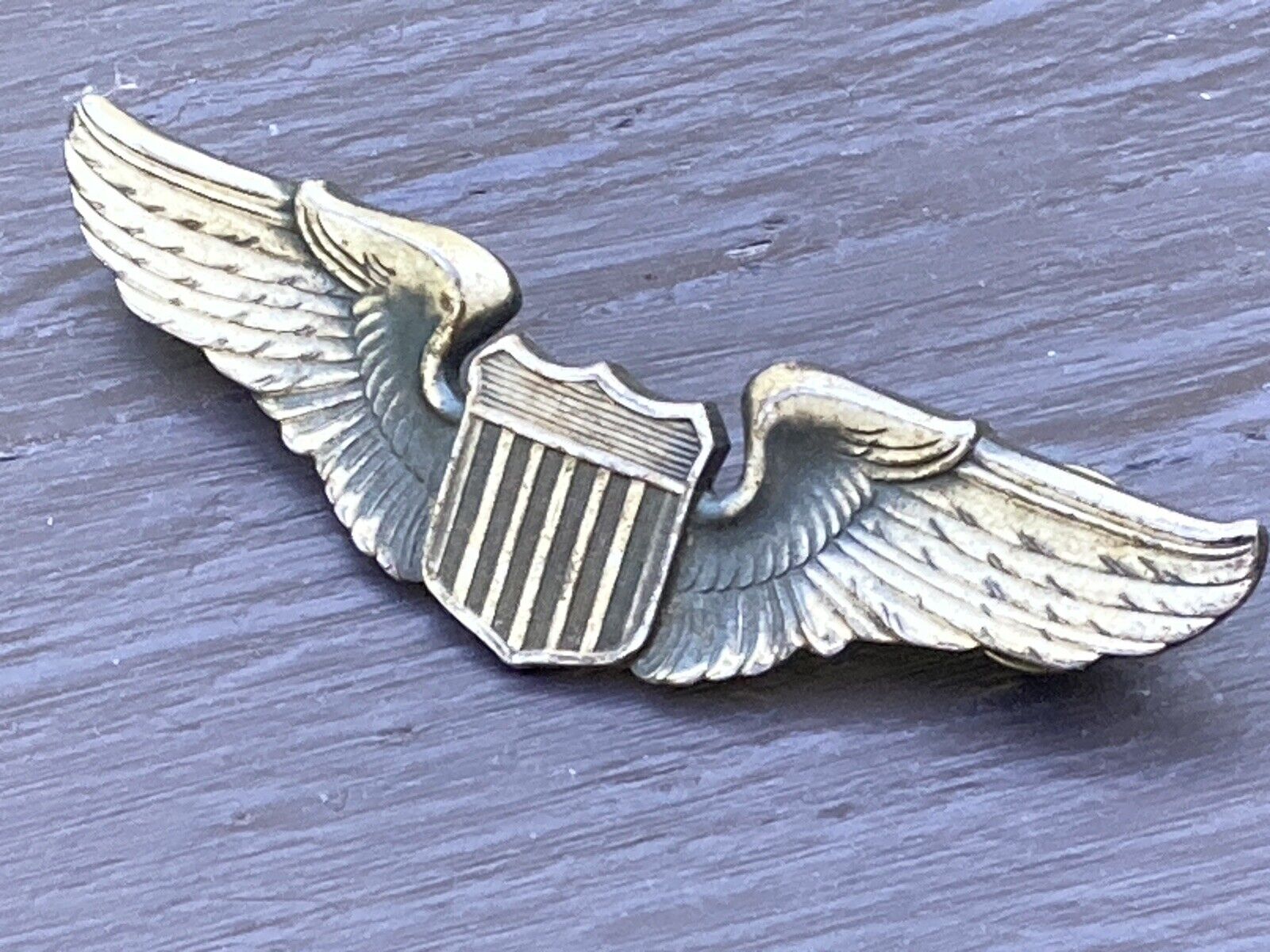 Vintage Army Air Force Wings Pin 3” U.S. Military USA