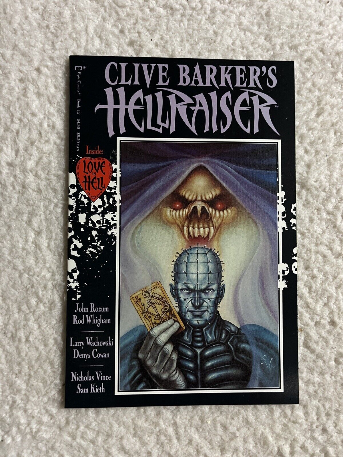 Clive Barker's Hellraiser  #12 Epic Comics 1989