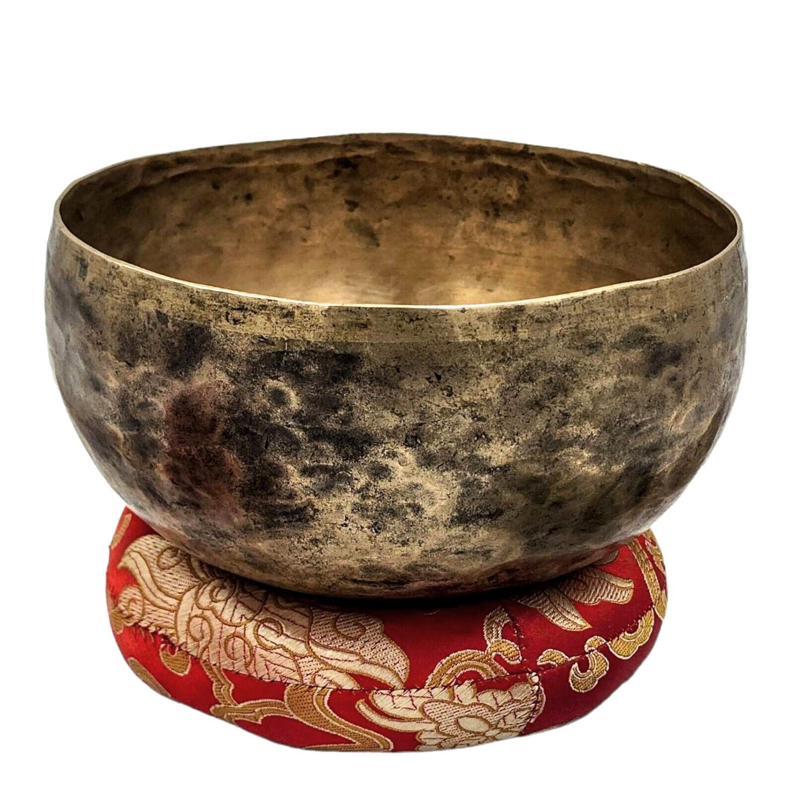 Old Antique Rustic Hand Beaten Yoga Singing Bowl Tibetan Vintage Sound Healing