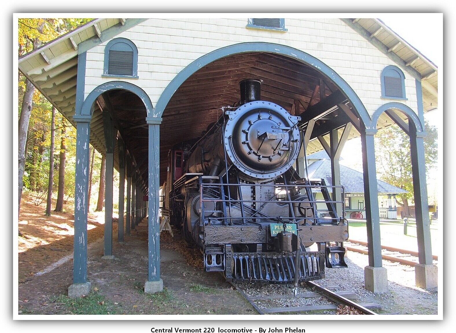 Central Vermont 220  railroad Train Railway