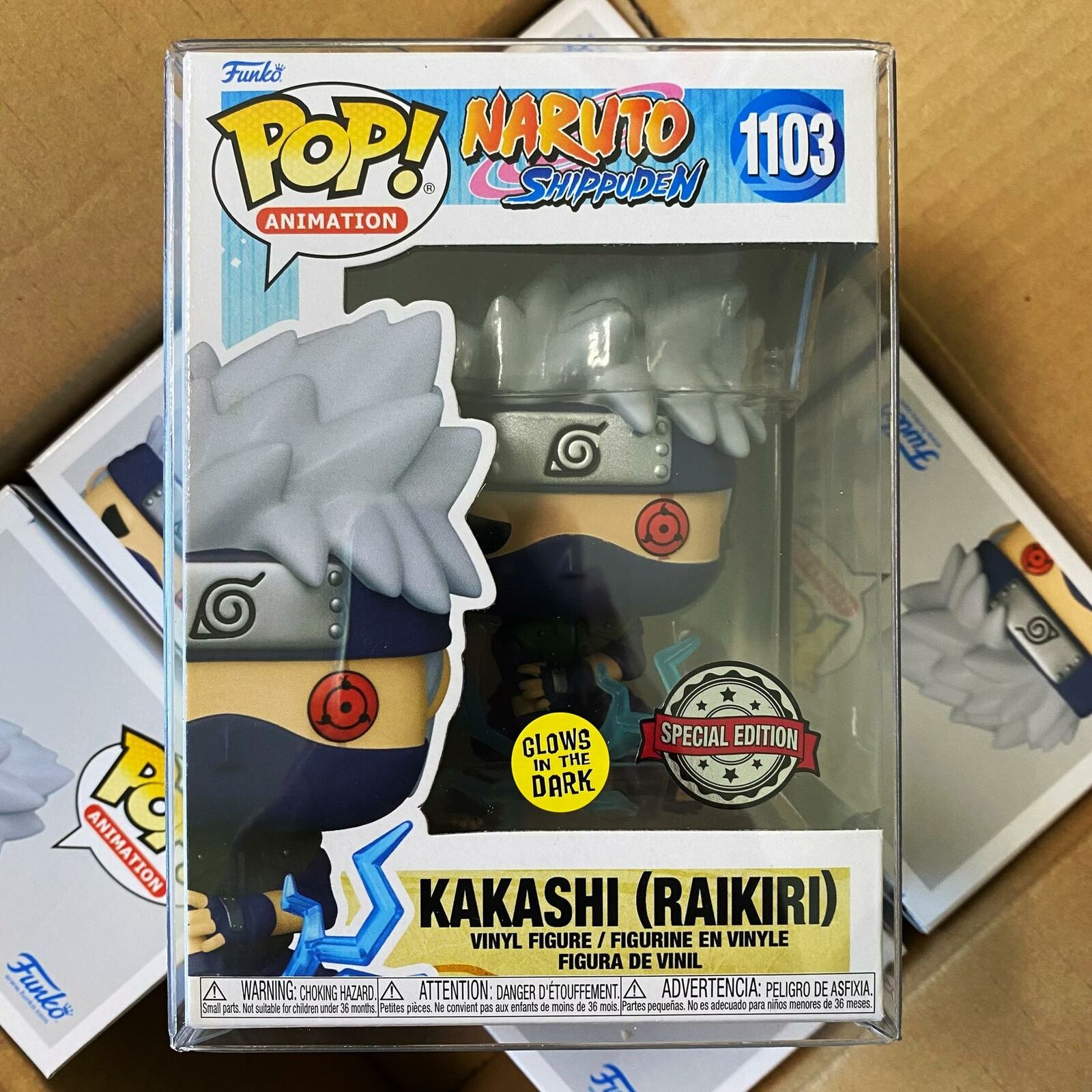 Funko Pop Naruto : KAKASHI (RAIKIRI) Glows GITD #1103 Vinyl \