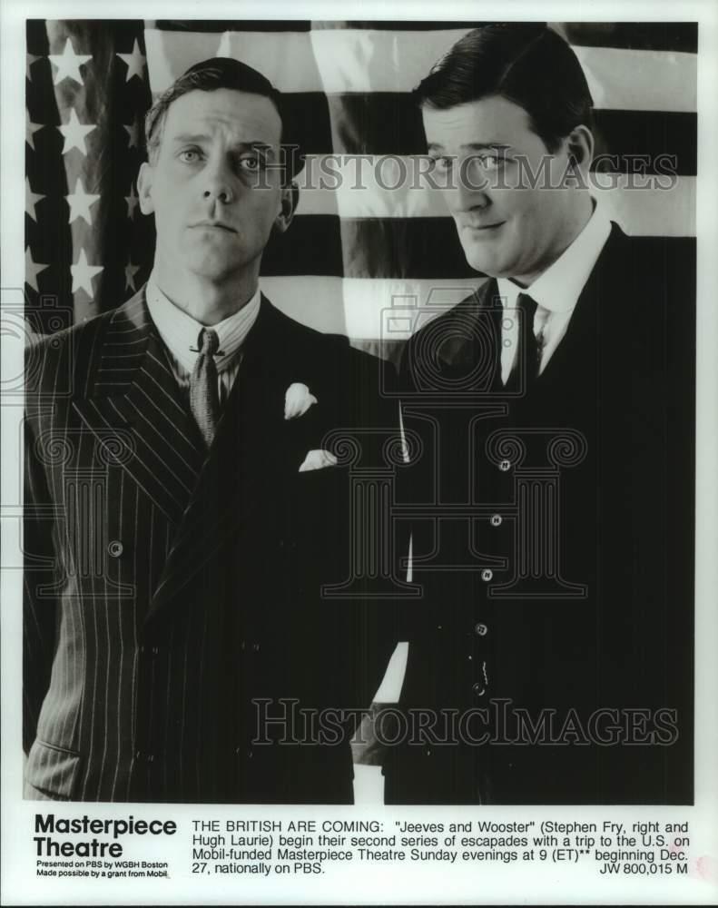 Press Photo Stephen Fry and Hugh Laurie in \