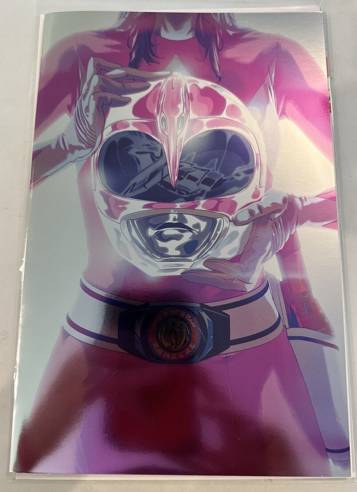 MIGHTY MORPHIN POWER RANGERS #42 PINK CHROME FOIL VARIANT Comic