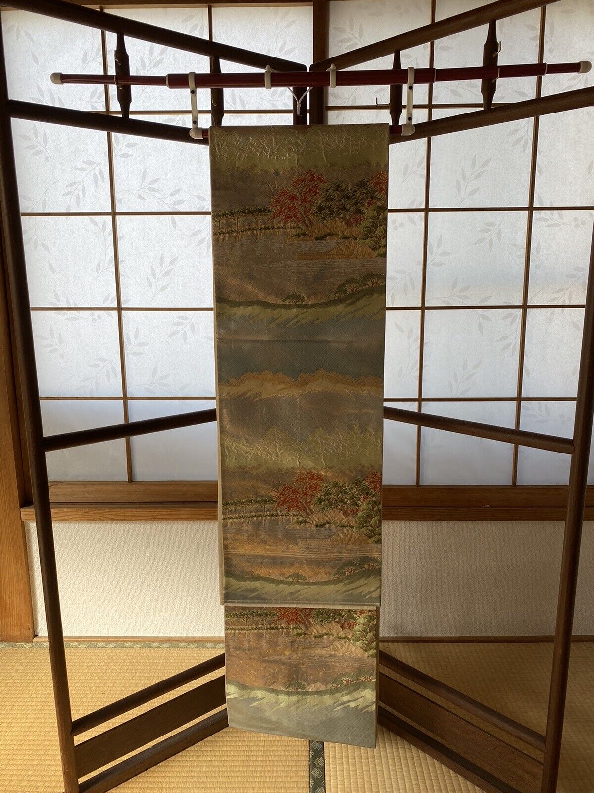 Unused item Vintage Japanese Obi Kimono Collectibles Japan Patterned item