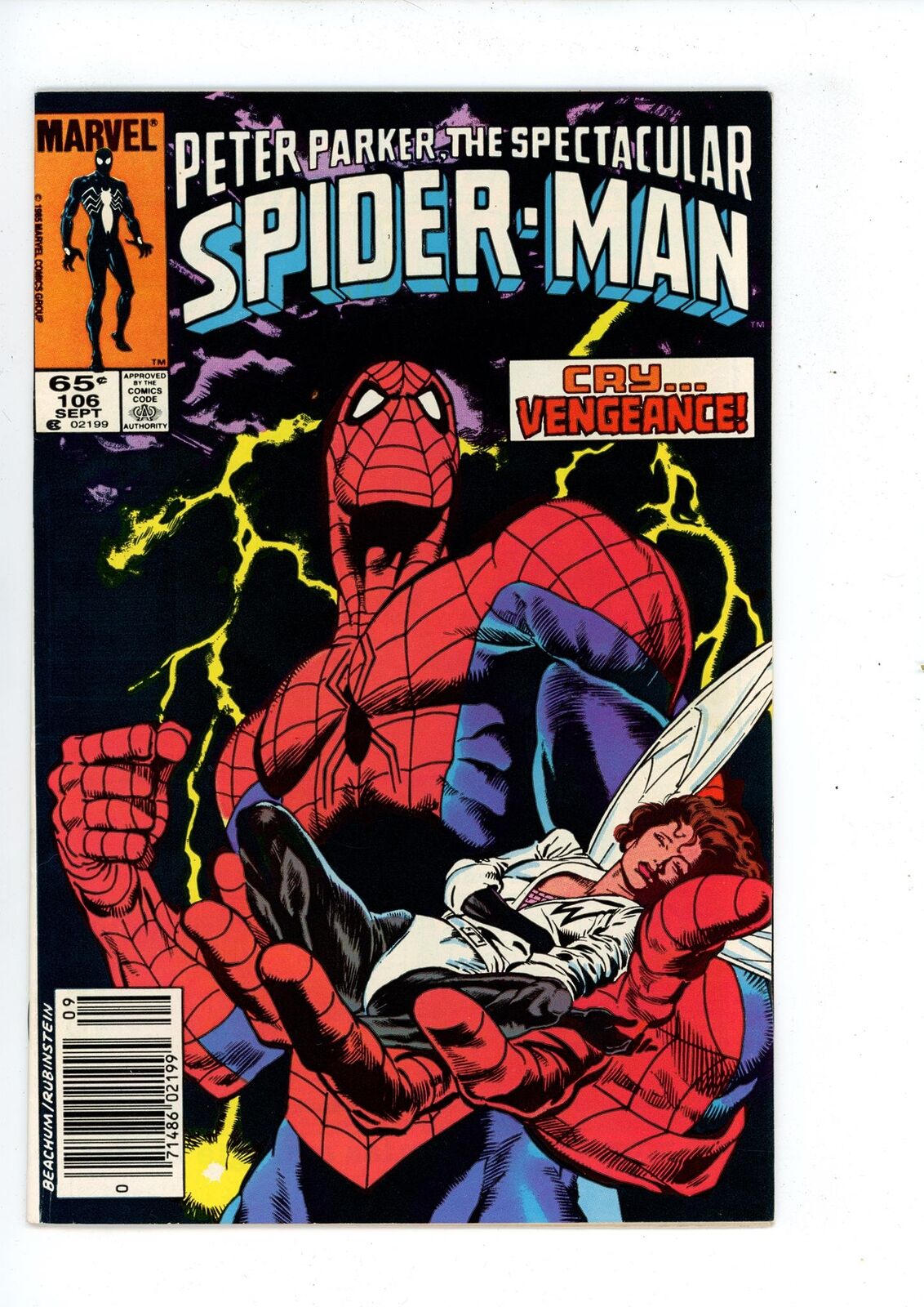 The Spectacular Spider-Man #106 (1985) Spider-Man Marvel Comics