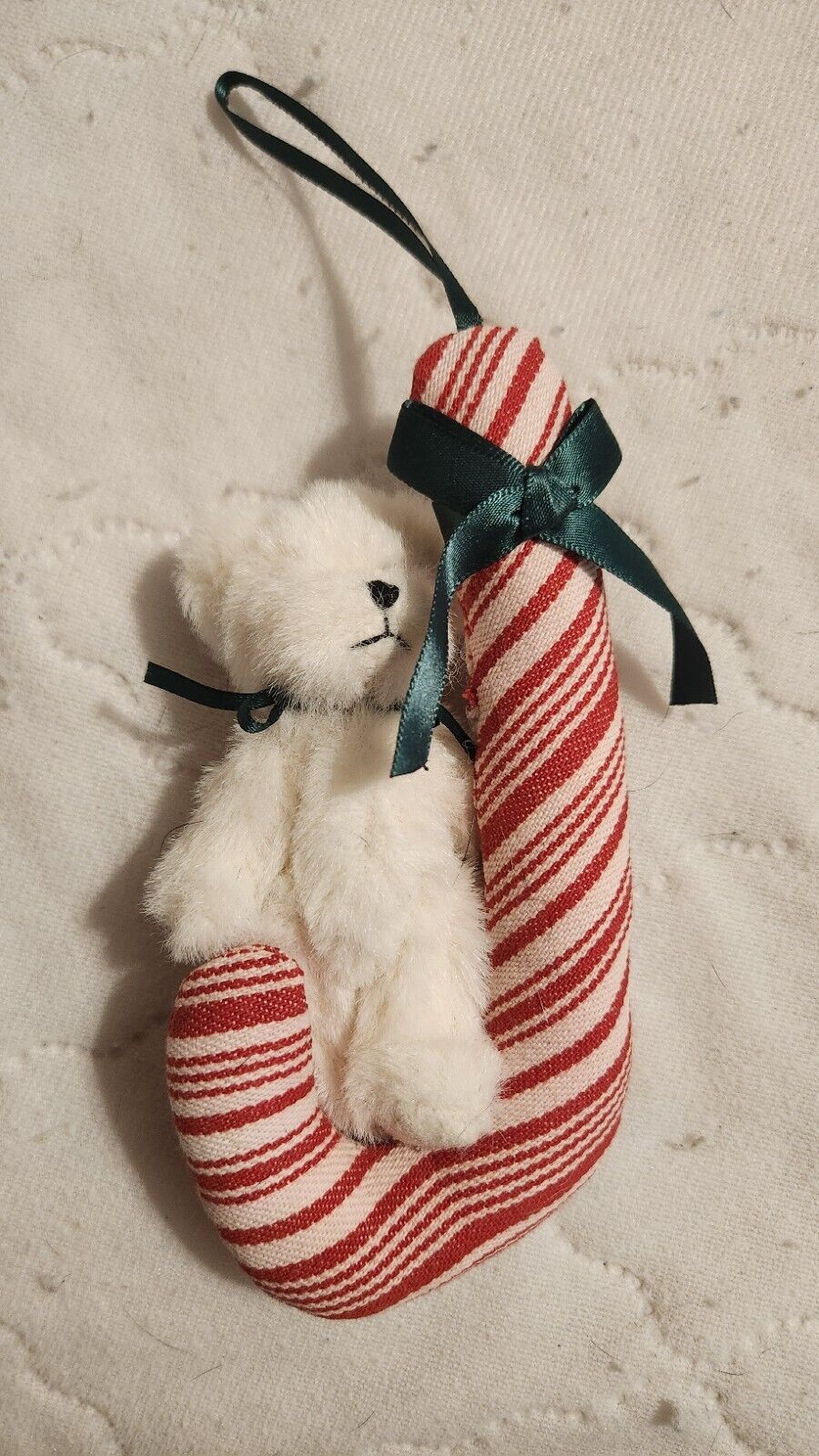 Boyd\'s Bears plush ornament snowman candy cane Christmas New 6 inch \