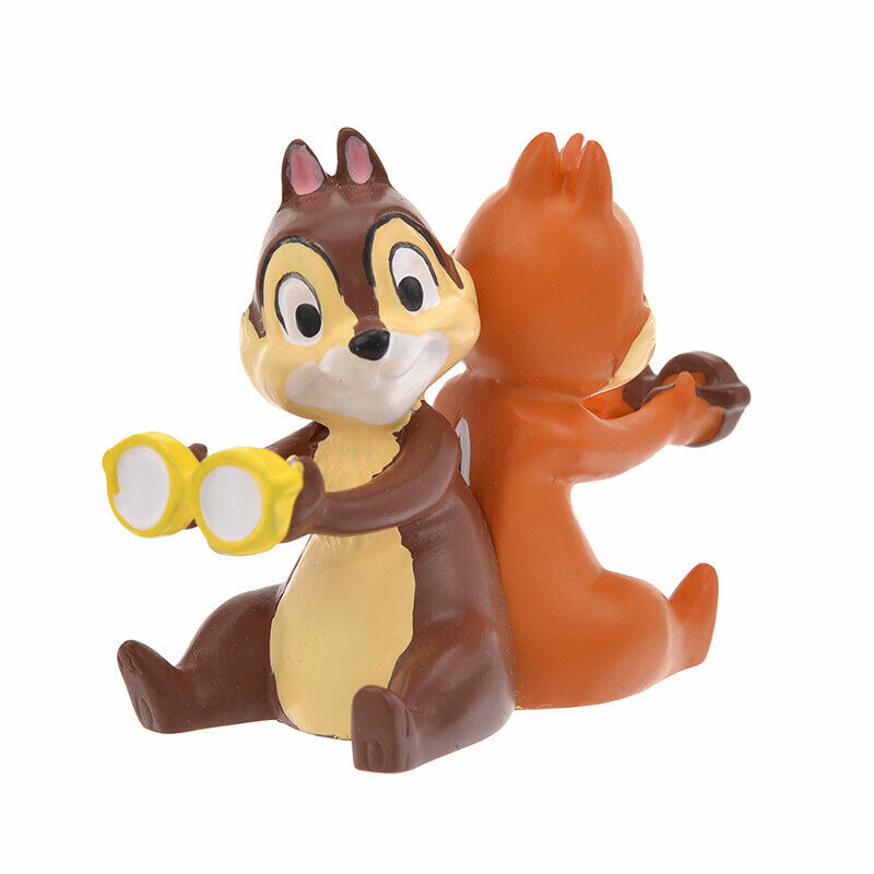 CHIP AND DALE CHIP\'N DALE SIMPLE LINE GLASSES STAND  DISNEY SETO CRAFT JAPAN 