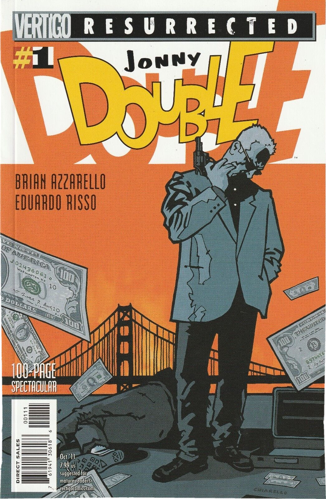 VERTIGO RESURRECTED : JONNY DOUBLE  100-PAGE SPECT.  $7.99 ONE-SHOT  DC  NICE