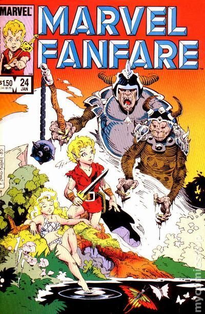 Marvel Fanfare #24 VG 1986 Stock Image Low Grade
