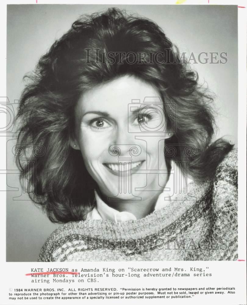 1984 Press Photo Actress Kate Jackson on \