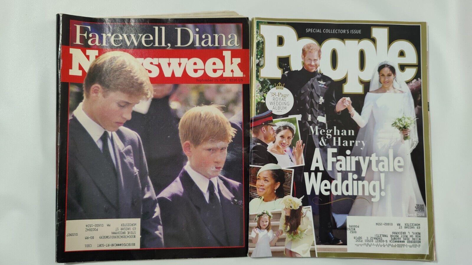 Prince Harry Meghan Diana Royal Family Newsweek 9/15/97 People 6/4/18 Magazines