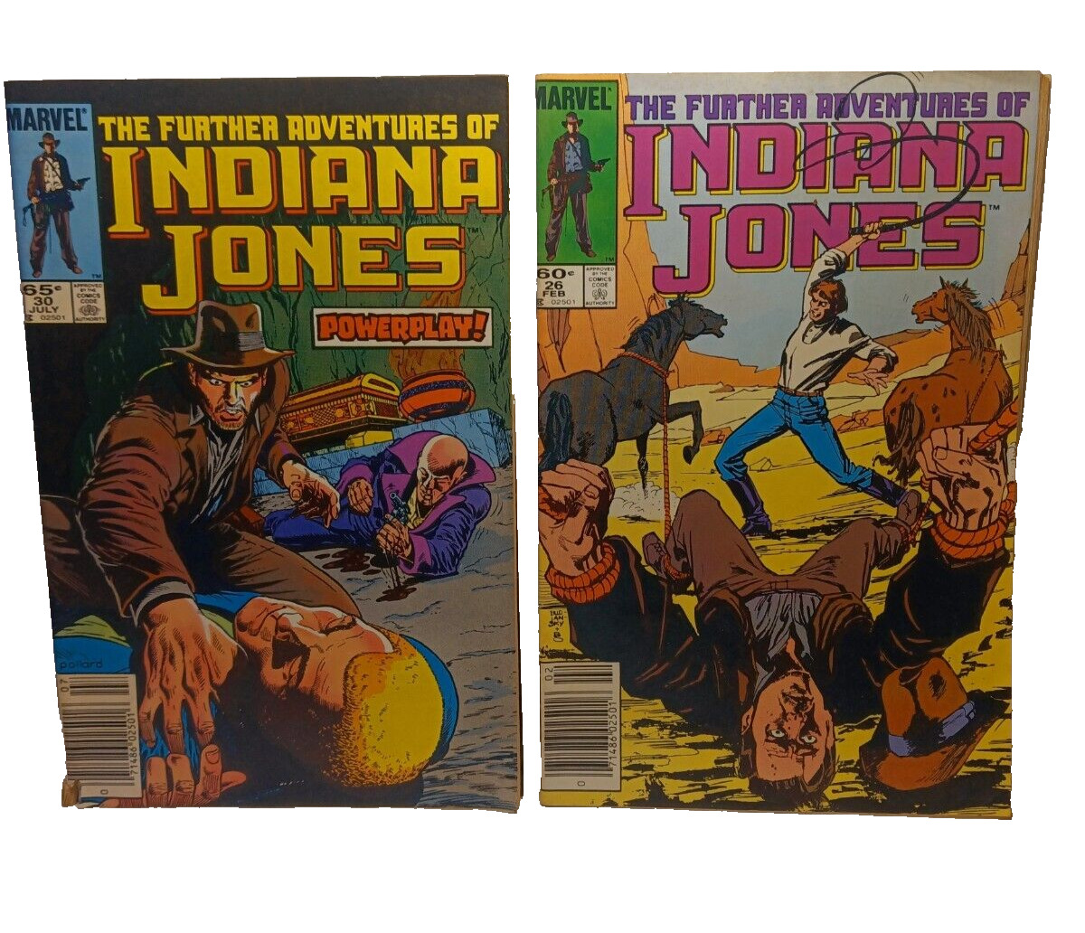 Further Adventures of Indiana Jones Marvel Comics