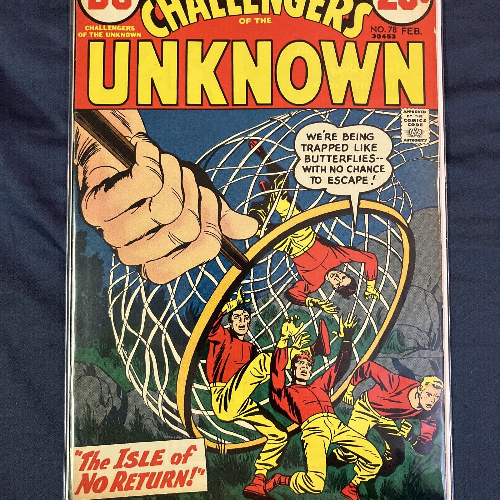 CHALLENGERS OF THE UNKNOWN #78 DC COMICS 1973 *KIRBY ART Clean Bb Fn/Vf