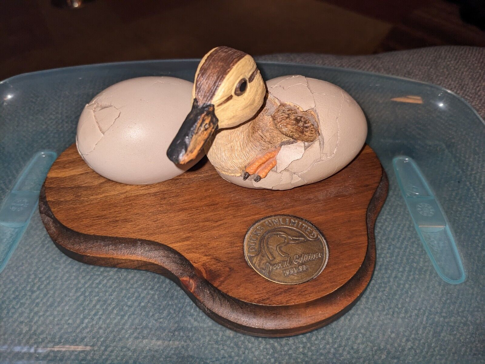 VTG. 1991-1992 Ducks Unlimited, Duck In Egg With Another Hatching Egg #1086