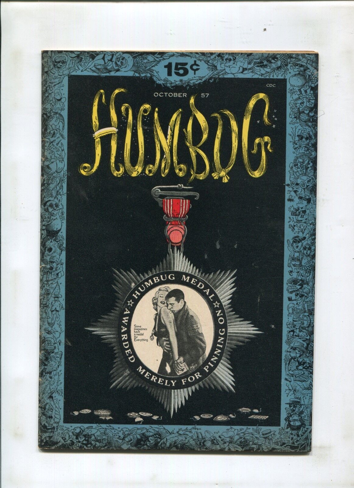 HUMBUG #5 (7.5) STAMP COVER