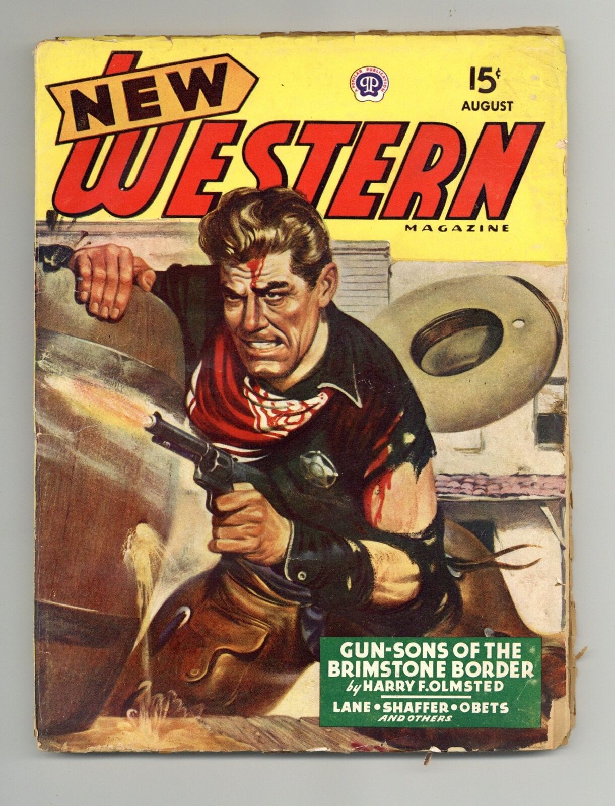 New Western Magazine Pulp 2nd Series Aug 1946 Vol. 12 #1 VG- 3.5
