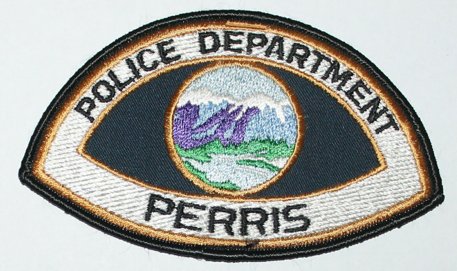 Defunct PERRIS POLICE DEPT Riverside County California CA PD patch
