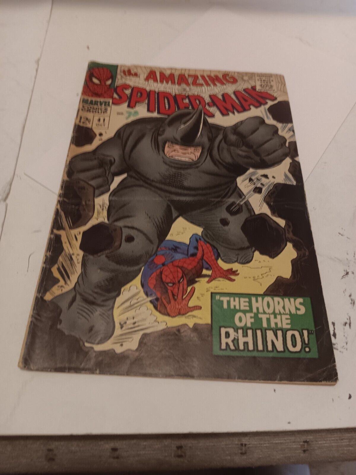 Amazing Spider-Man Issue #41 Awsome Mid-Grade, 1st Rhino App. Romita Sr. 1966