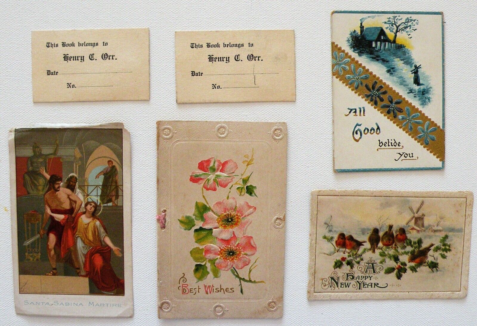 26 Antique & Vintage Ephemera Pieces: Small Pamphlets & Cards
